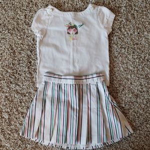 Janie and Jack skirt set